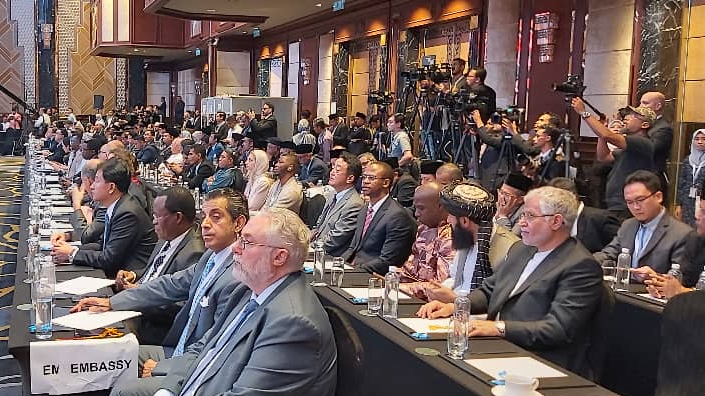 Attending the conference of religious leaders in Kuala Lumpur